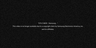 Illustration for article titled Samsung Doesn't Think That GTA Mod Is Very Funny